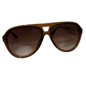 Vince Camuto Tan Aviator Sunglasses